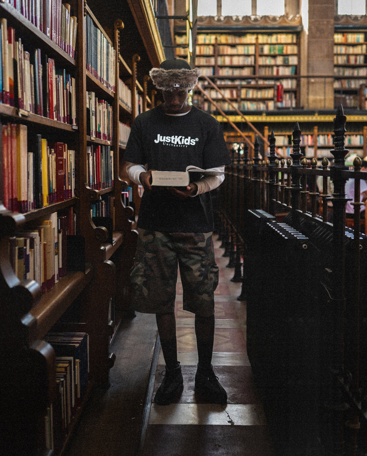 JustKids - University Anthem Black T-shirt