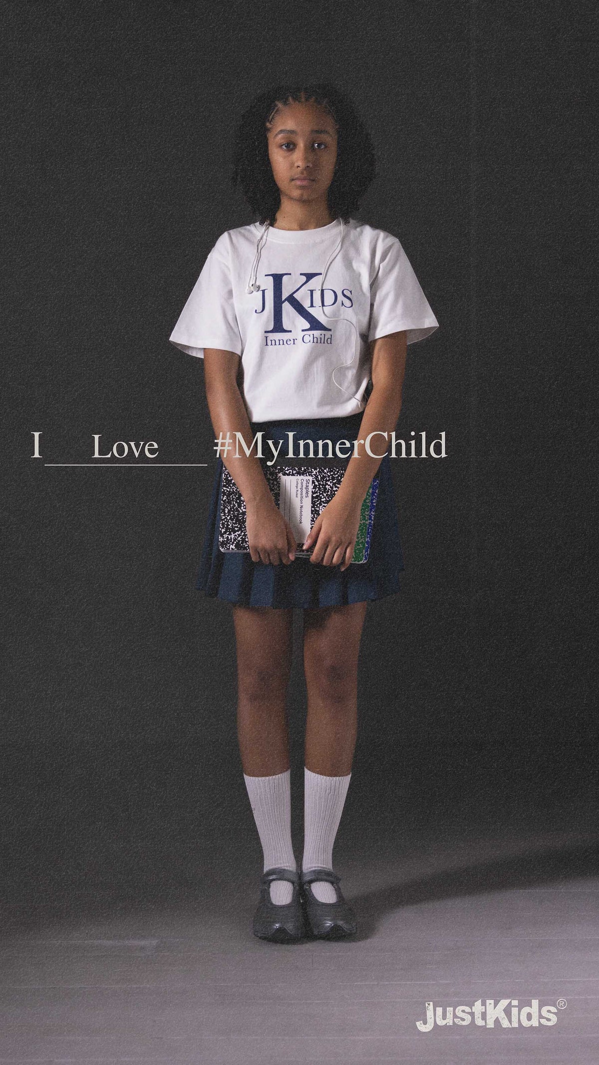 JustKids - Jk White T-shirt