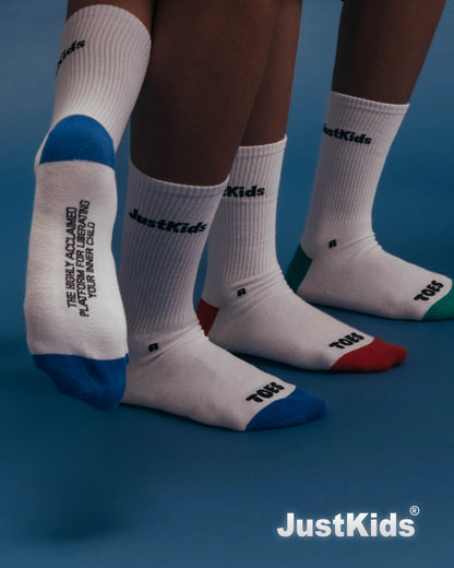 JustKids - Classic Socks Red colorway