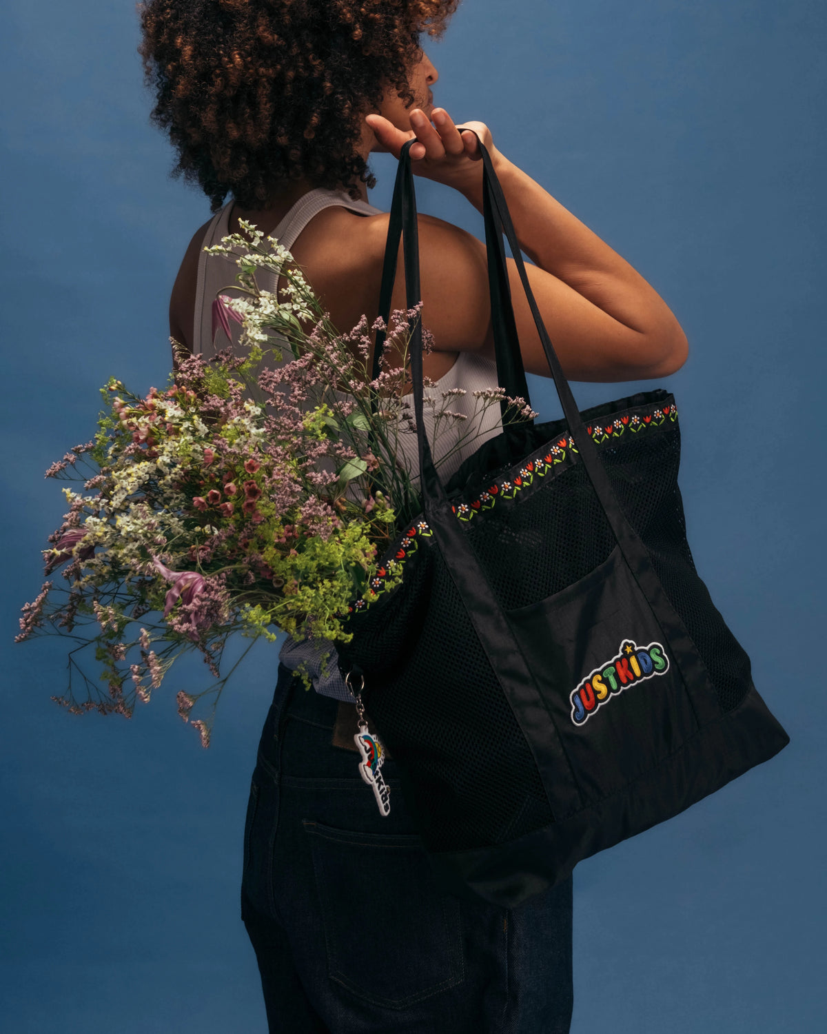 JustKids - DONT FORGET ME Mesh Shopping Bag