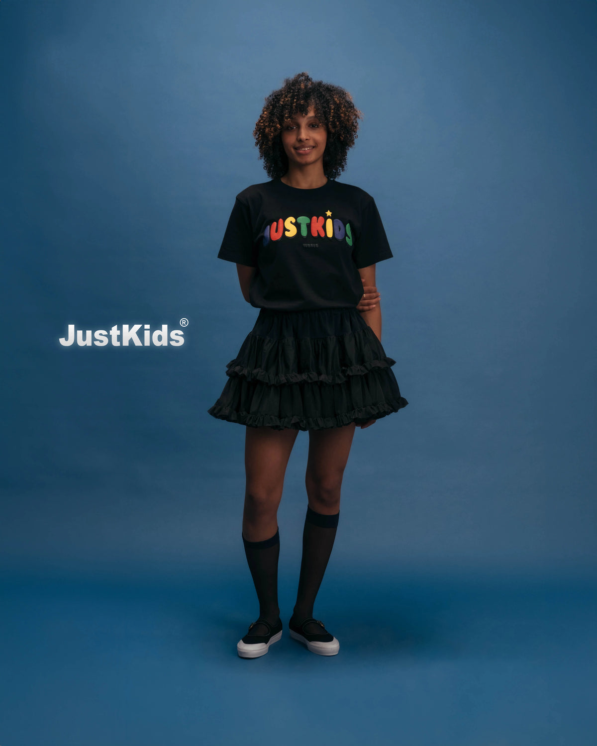JustKids - DONT FORGET ME Black T-shirt