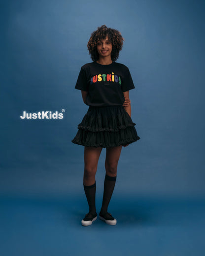 JustKids - DONT FORGET ME Black T-shirt