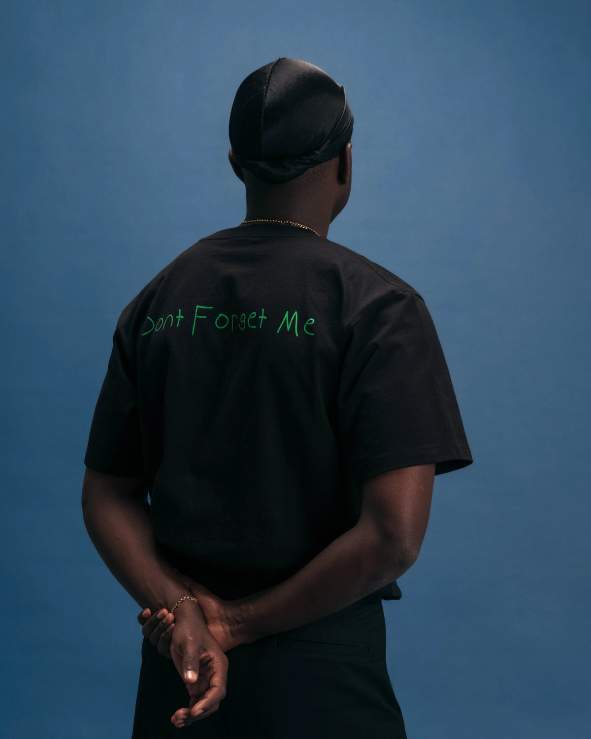 JustKids - DONT FORGET ME Black T-shirt
