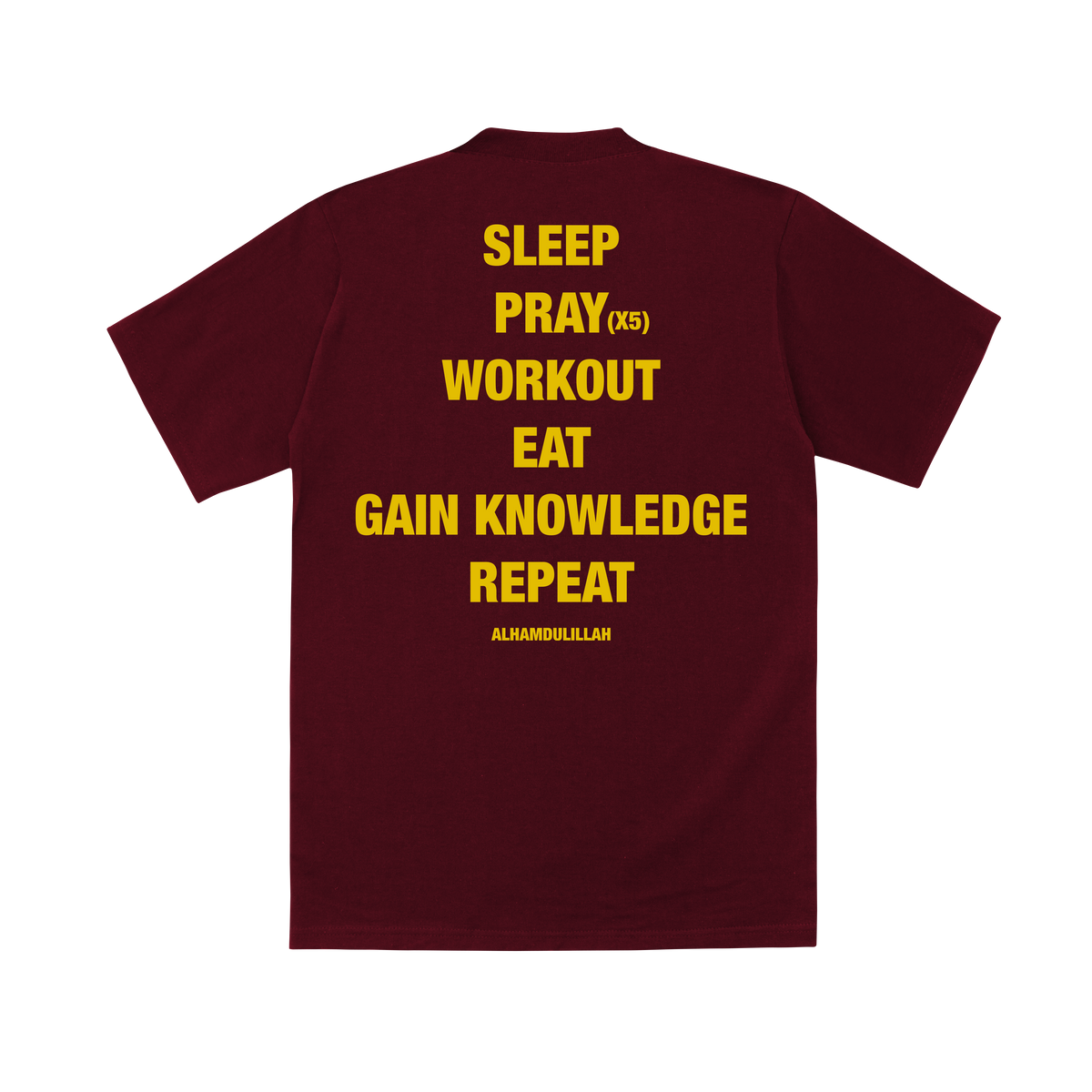 UNCDL - JUSTKIDS XXL PROPERTY Burgundy T-SHIRT
