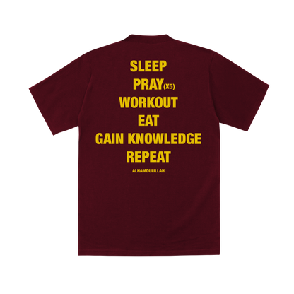UNCDL - JUSTKIDS XXL PROPERTY Burgundy T-SHIRT