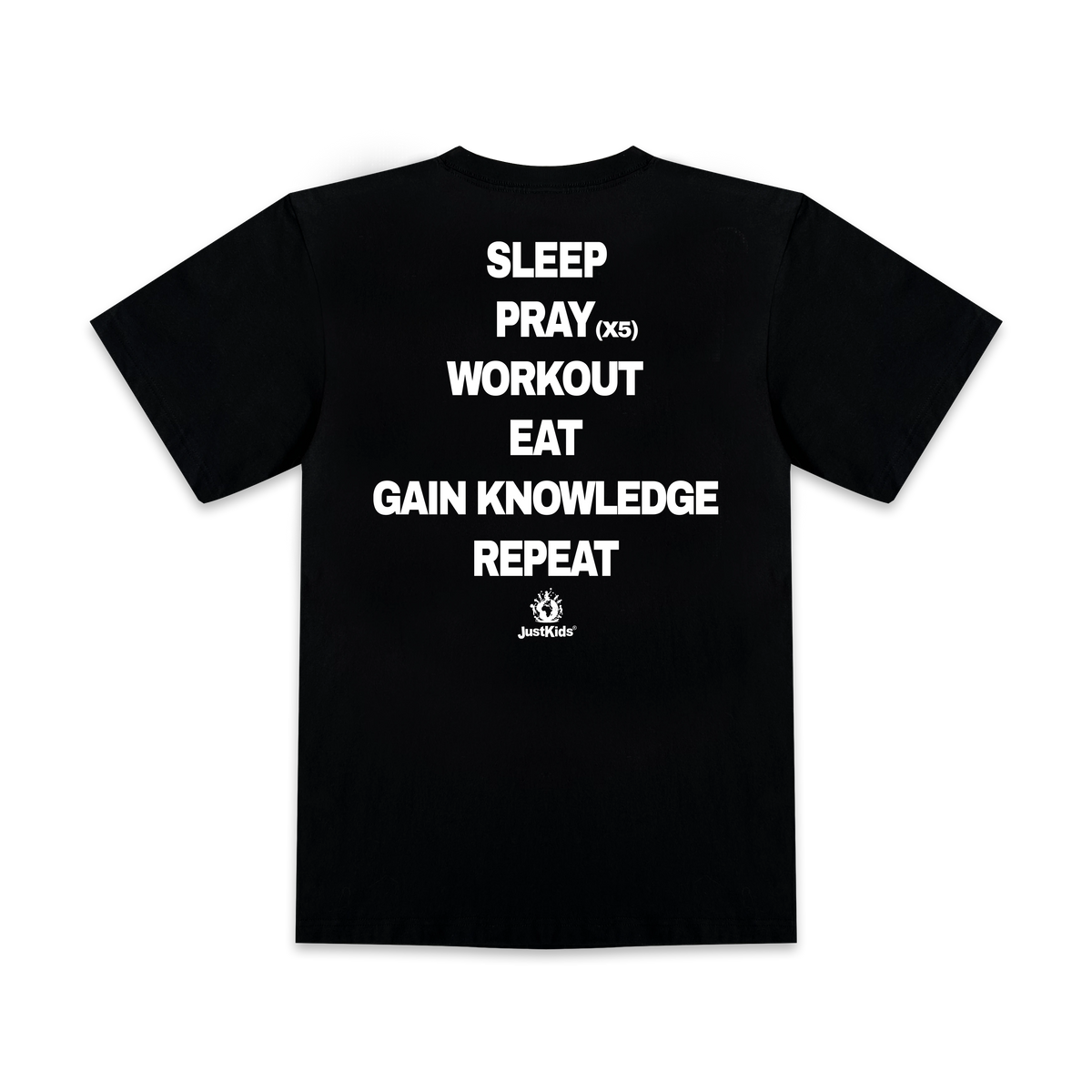 JustKids - University Anthem Black T-shirt
