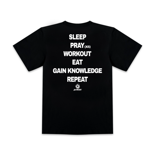 JustKids - University Anthem Black T-shirt