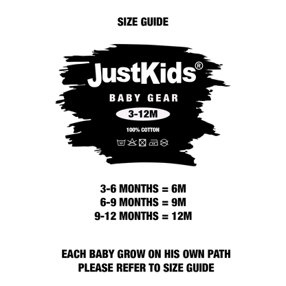 JustKids - Day 1 Baby bodysuit Ivory